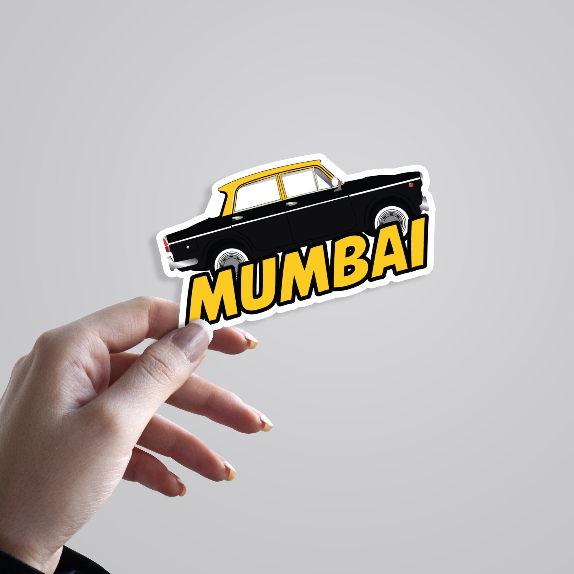 Mumbai Taxi Casual Stickers