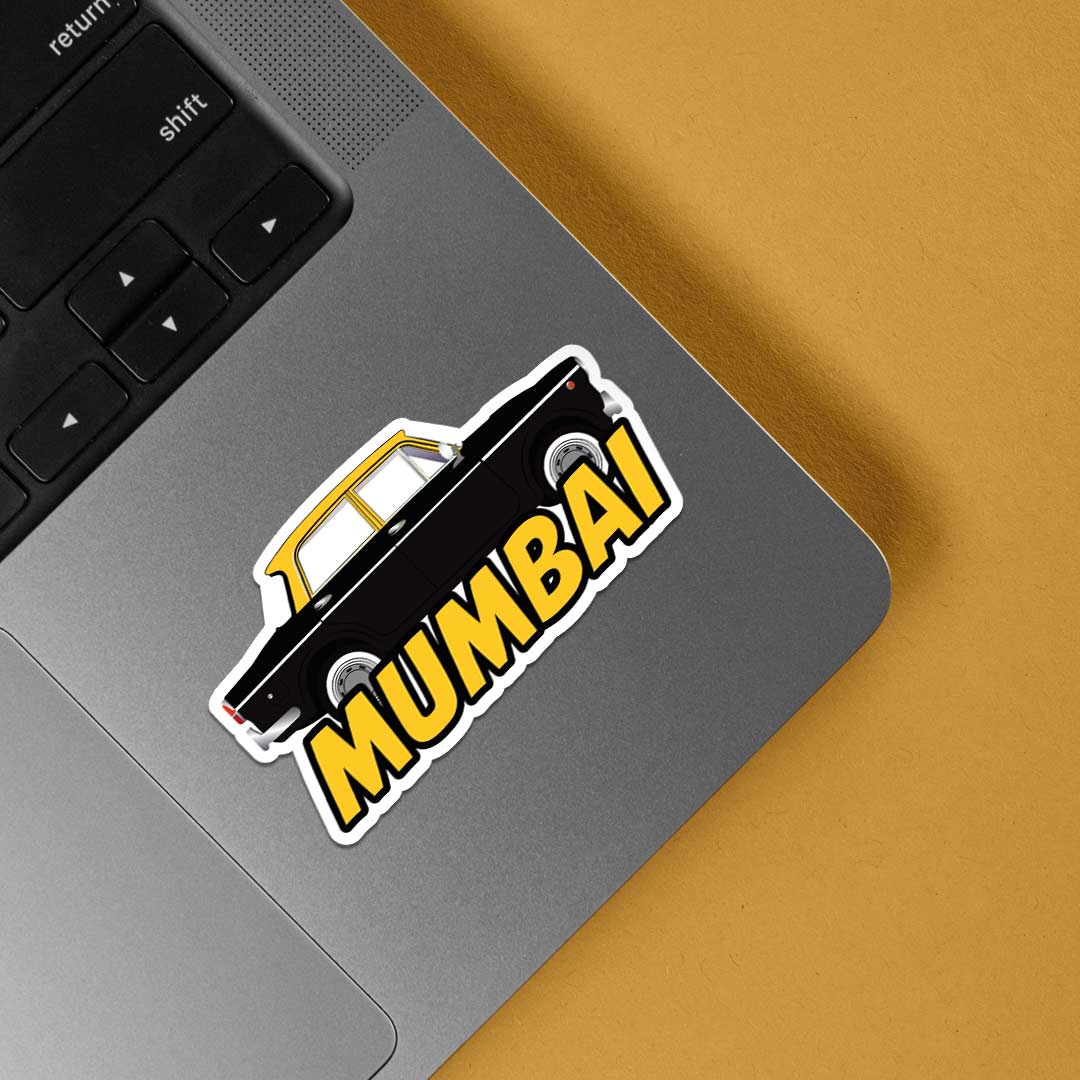 Mumbai Taxi Casual Stickers