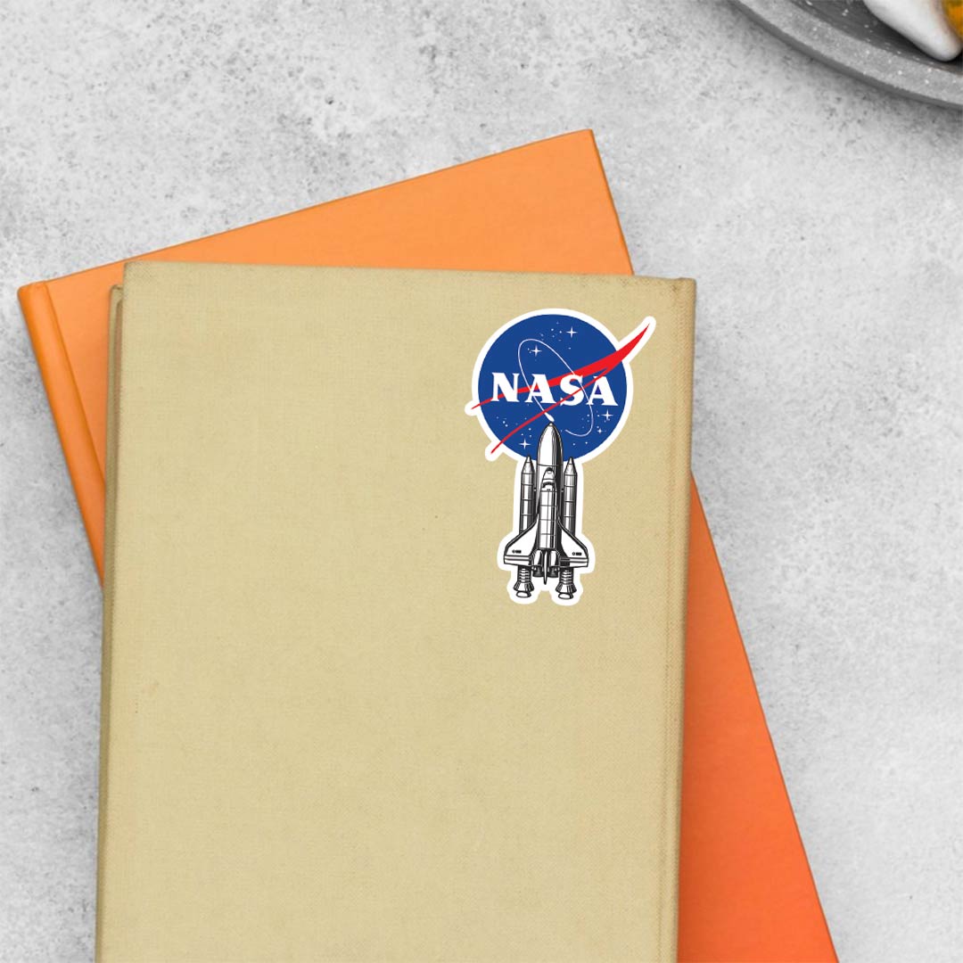 Nasa Rocket Ship Casual Stickers