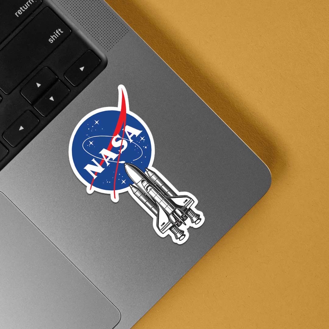Nasa Rocket Ship Casual Stickers