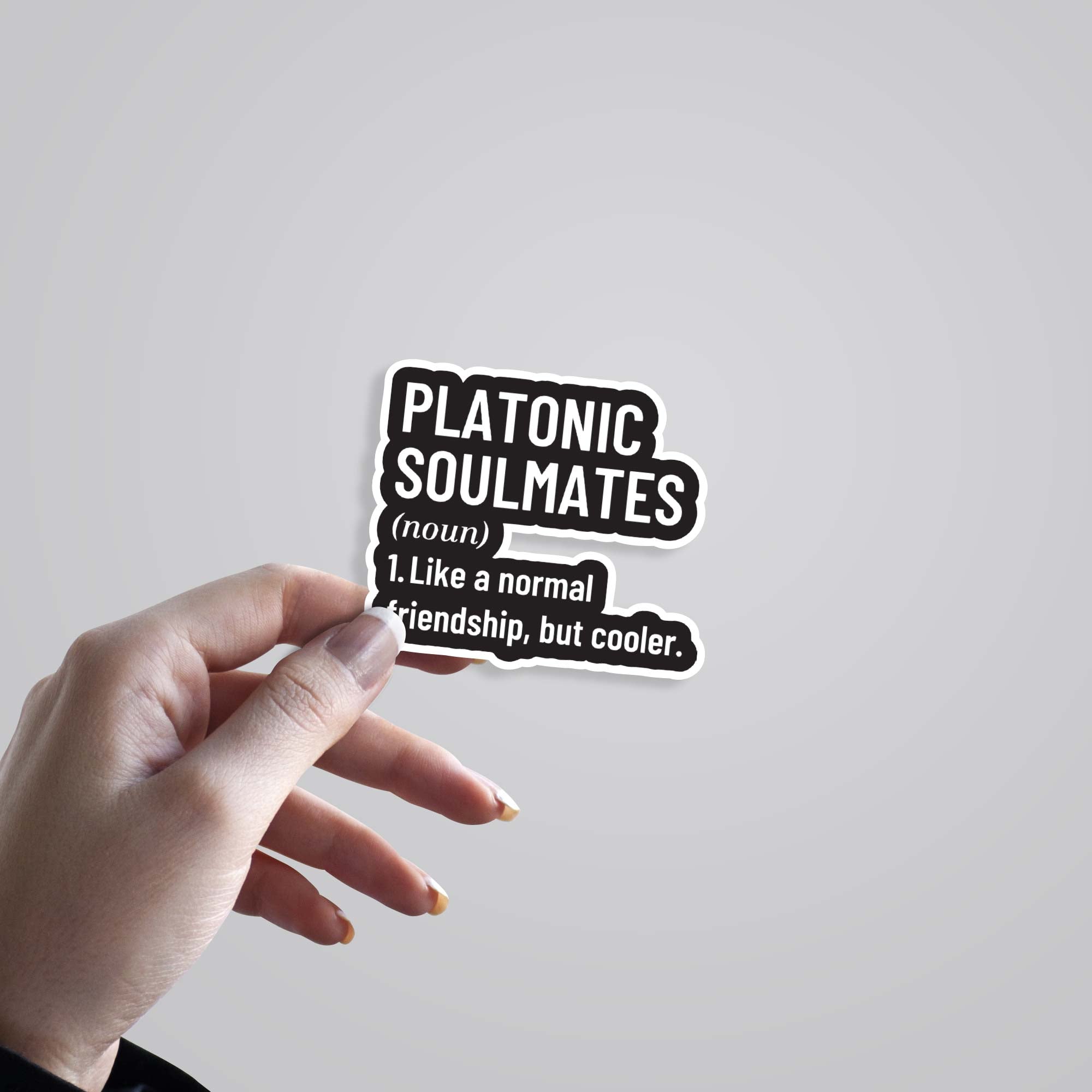 Platonic Soulmates Casual Stickers