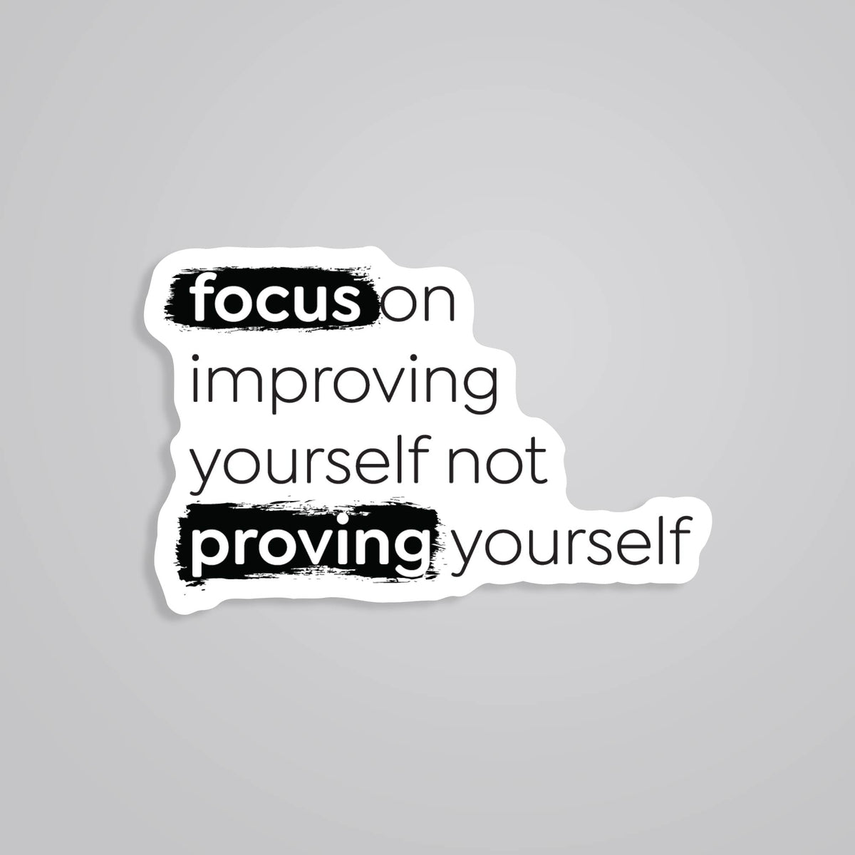 Improve Yourself Stickers - Personal Growth