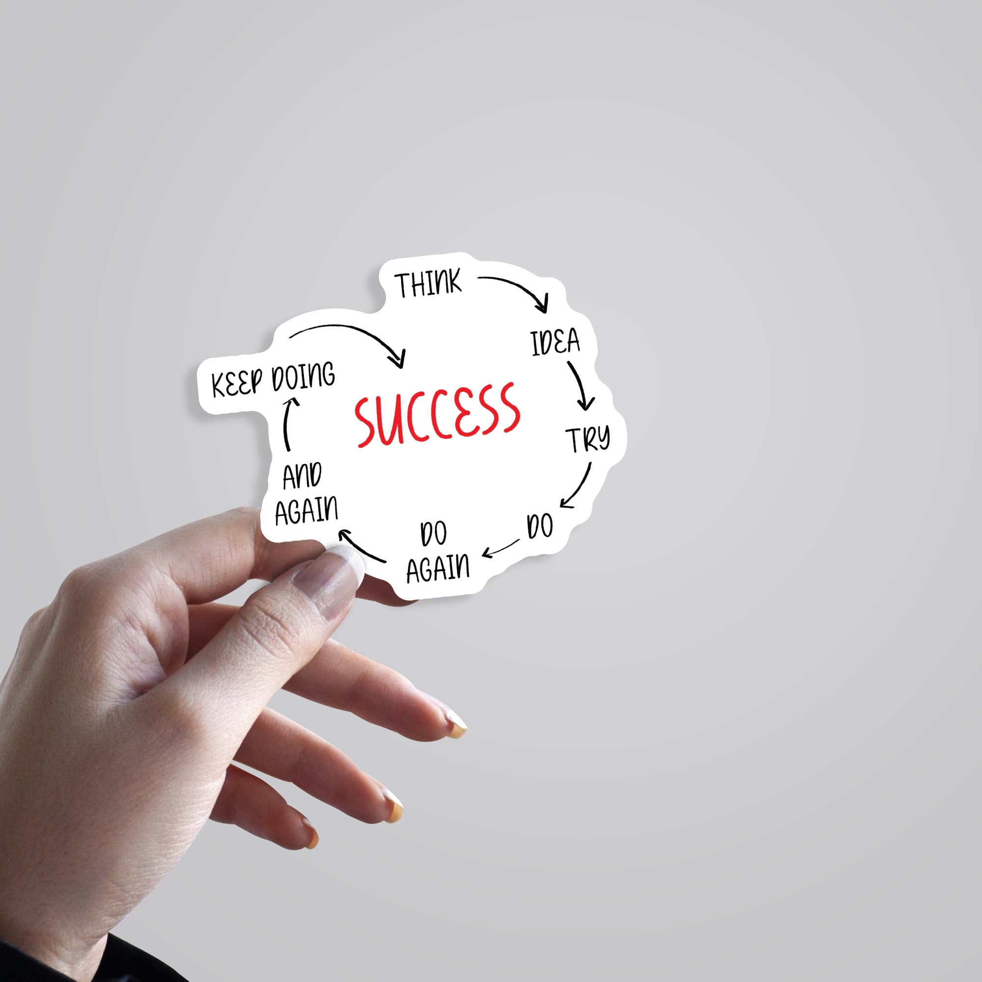 Success Motivational Stickers