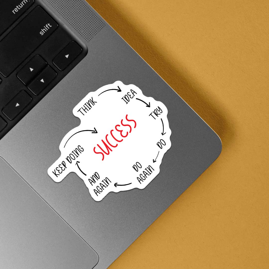 Success Motivational Stickers