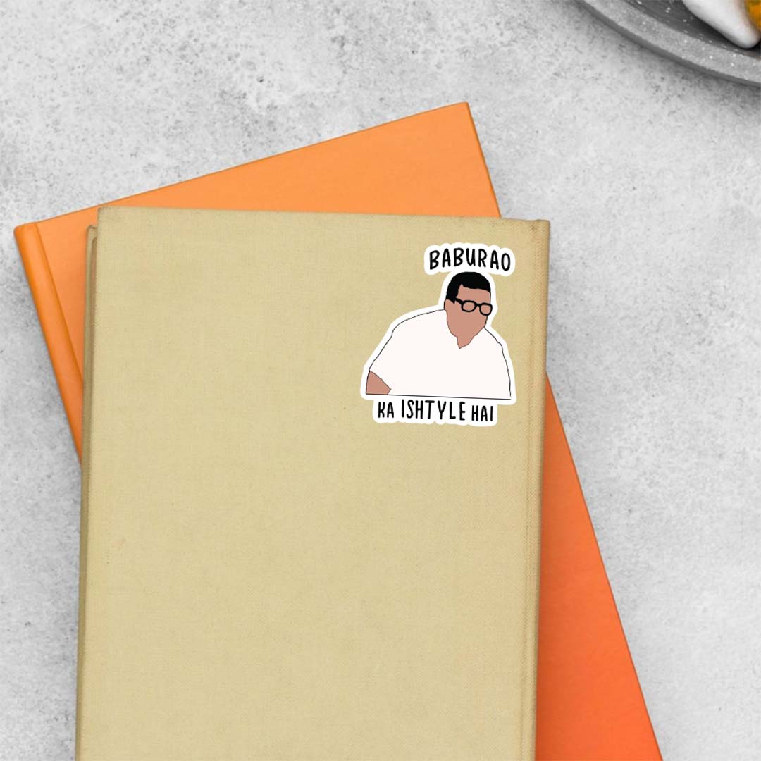Baburao ka ishtyle hai Movies Stickers