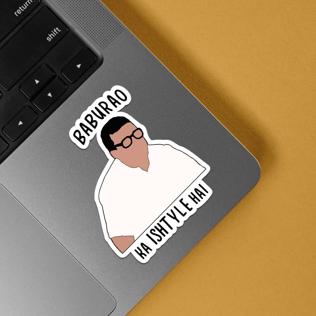 Baburao ka ishtyle hai Movies Stickers