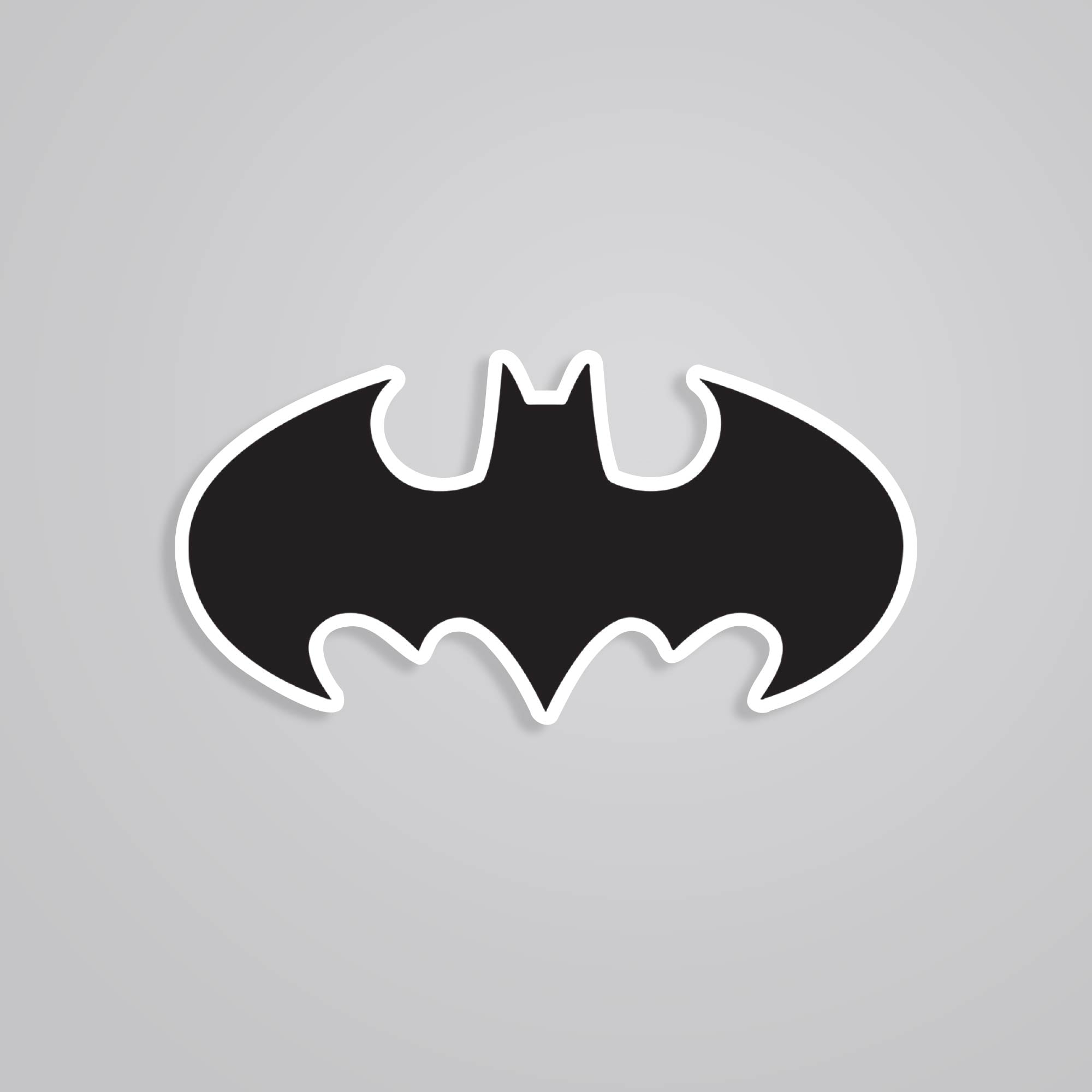 Fomo Store Stickers Movies Batman logo in black
