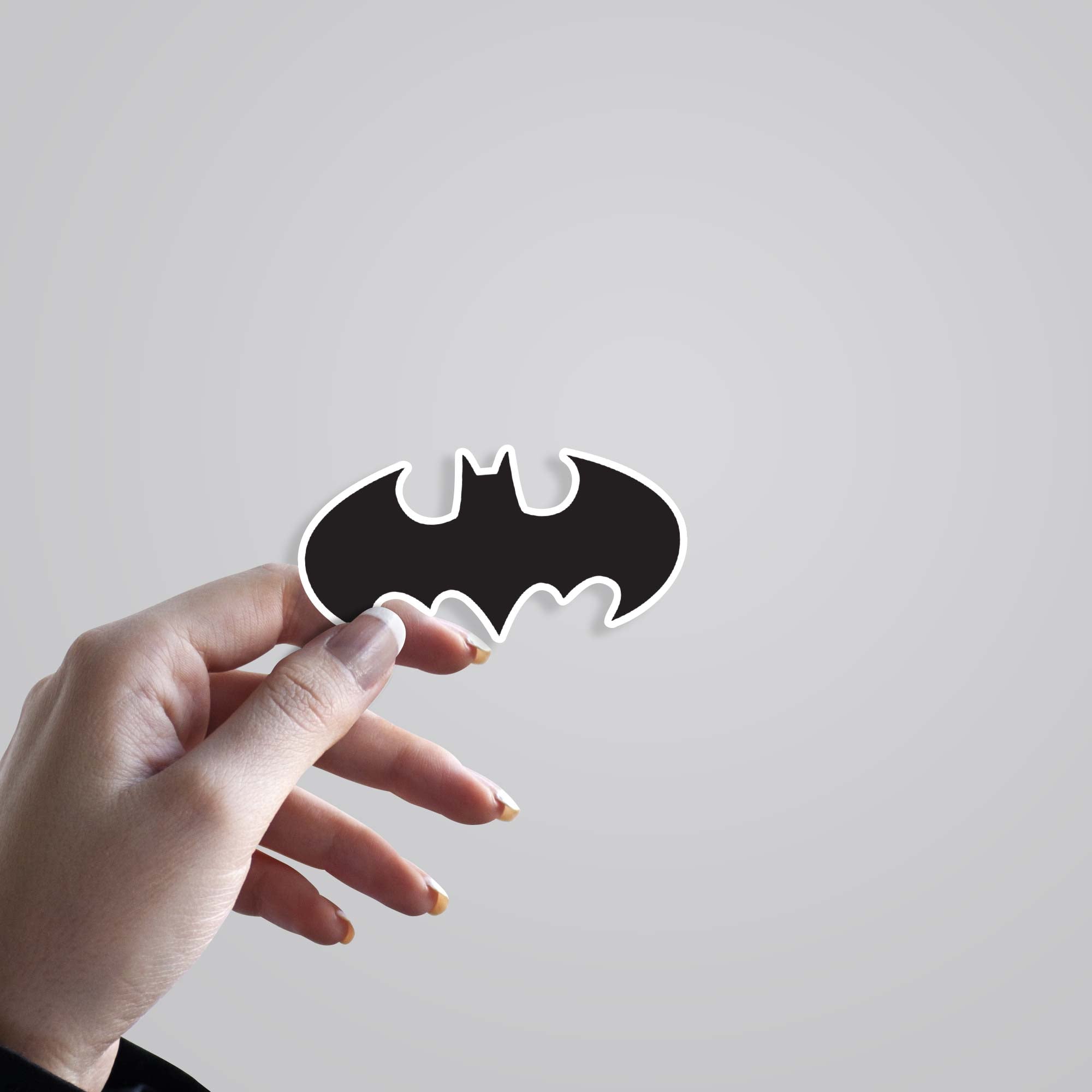 Batman logo in black Movies Stickers