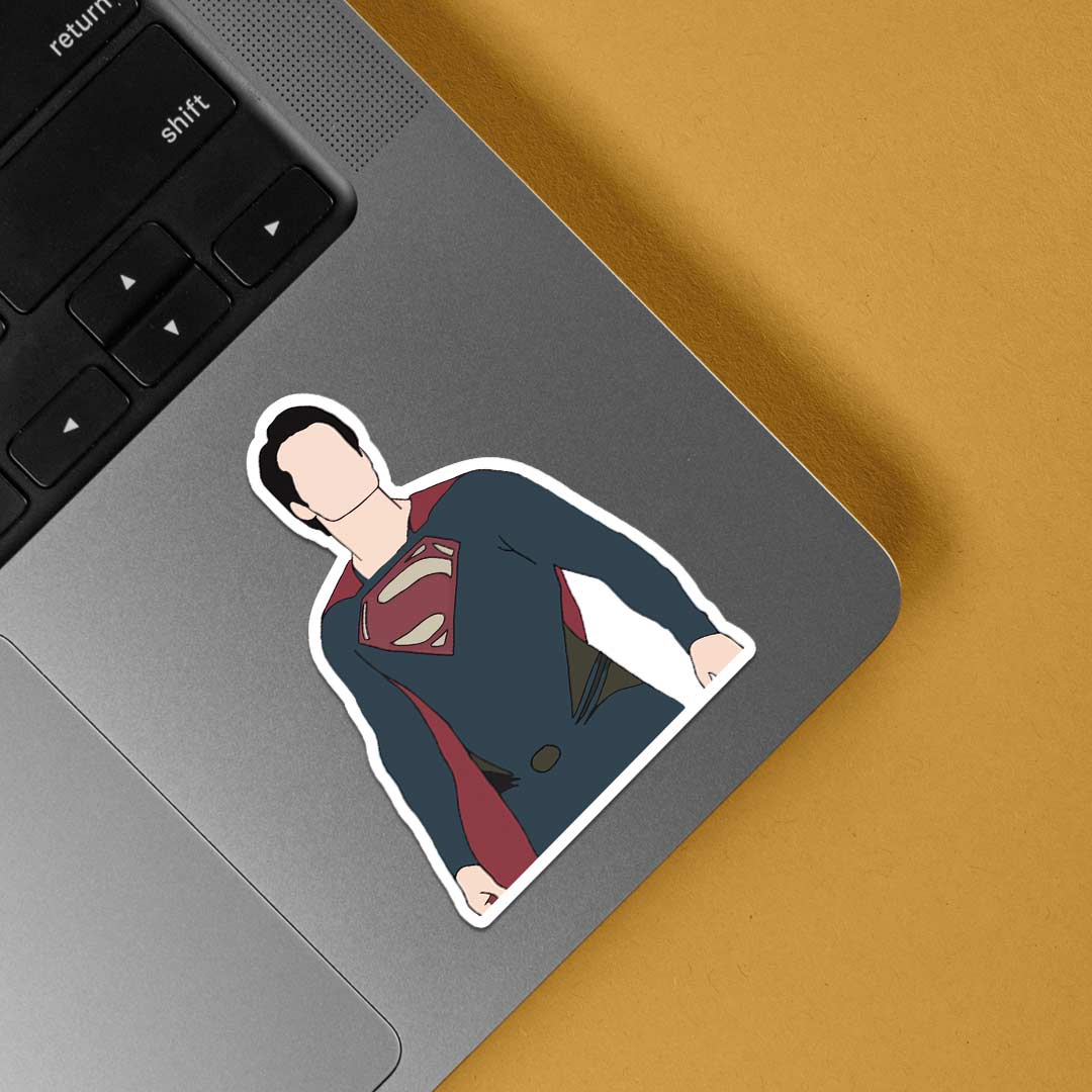 Superman Minimalist Movies Stickers