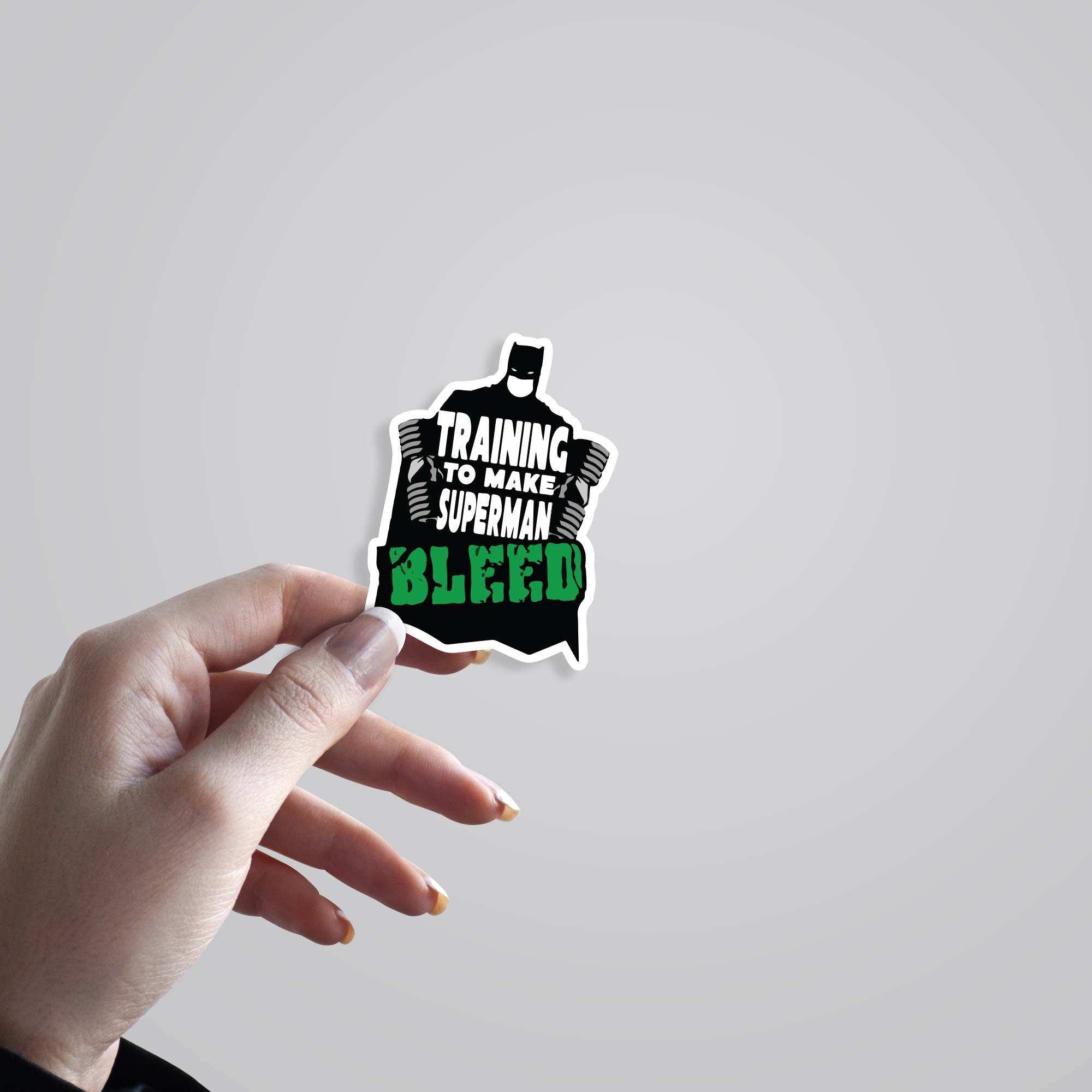 Training to make superman bleed Movies Stickers