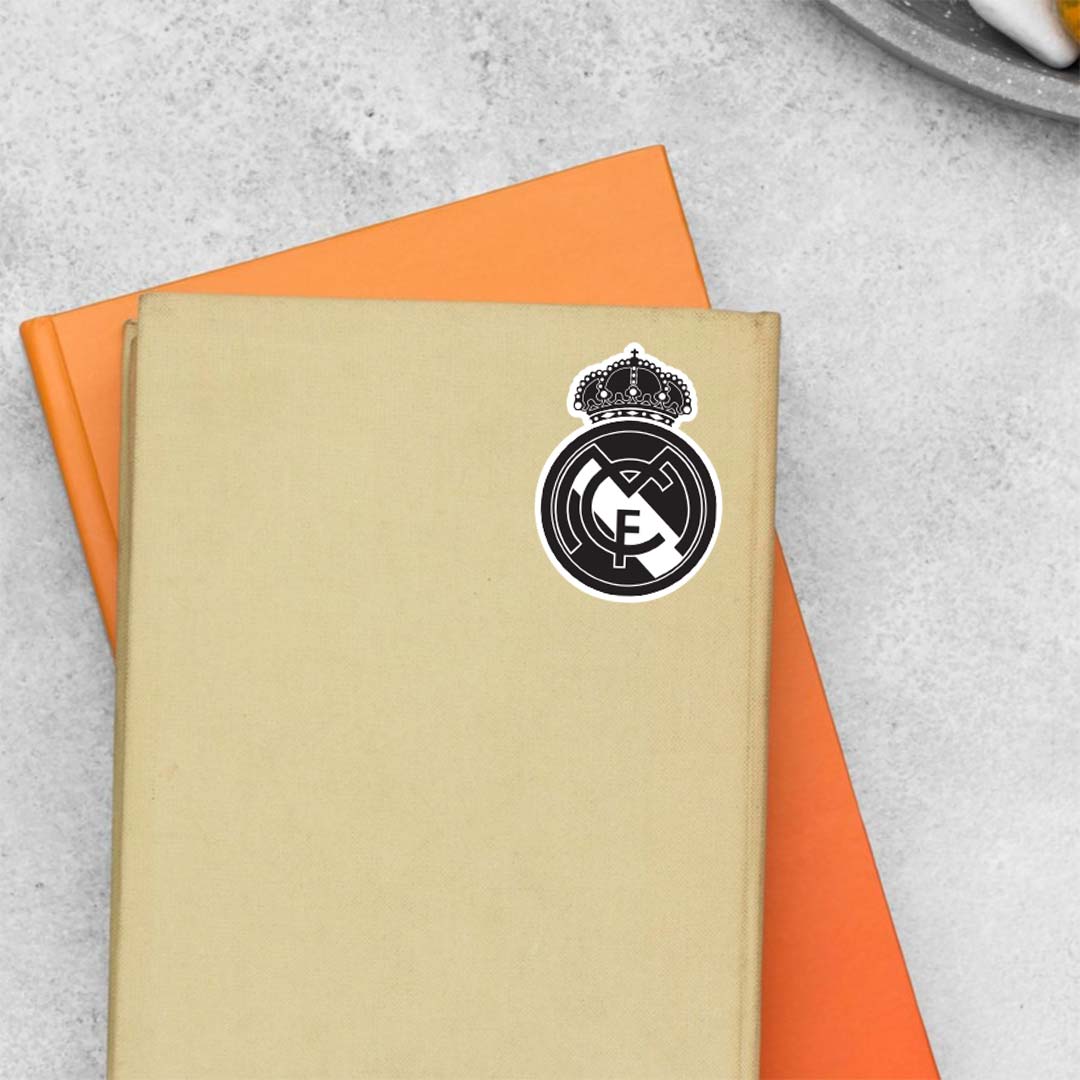 BW Real Madrid CF Emblem Sports Stickers