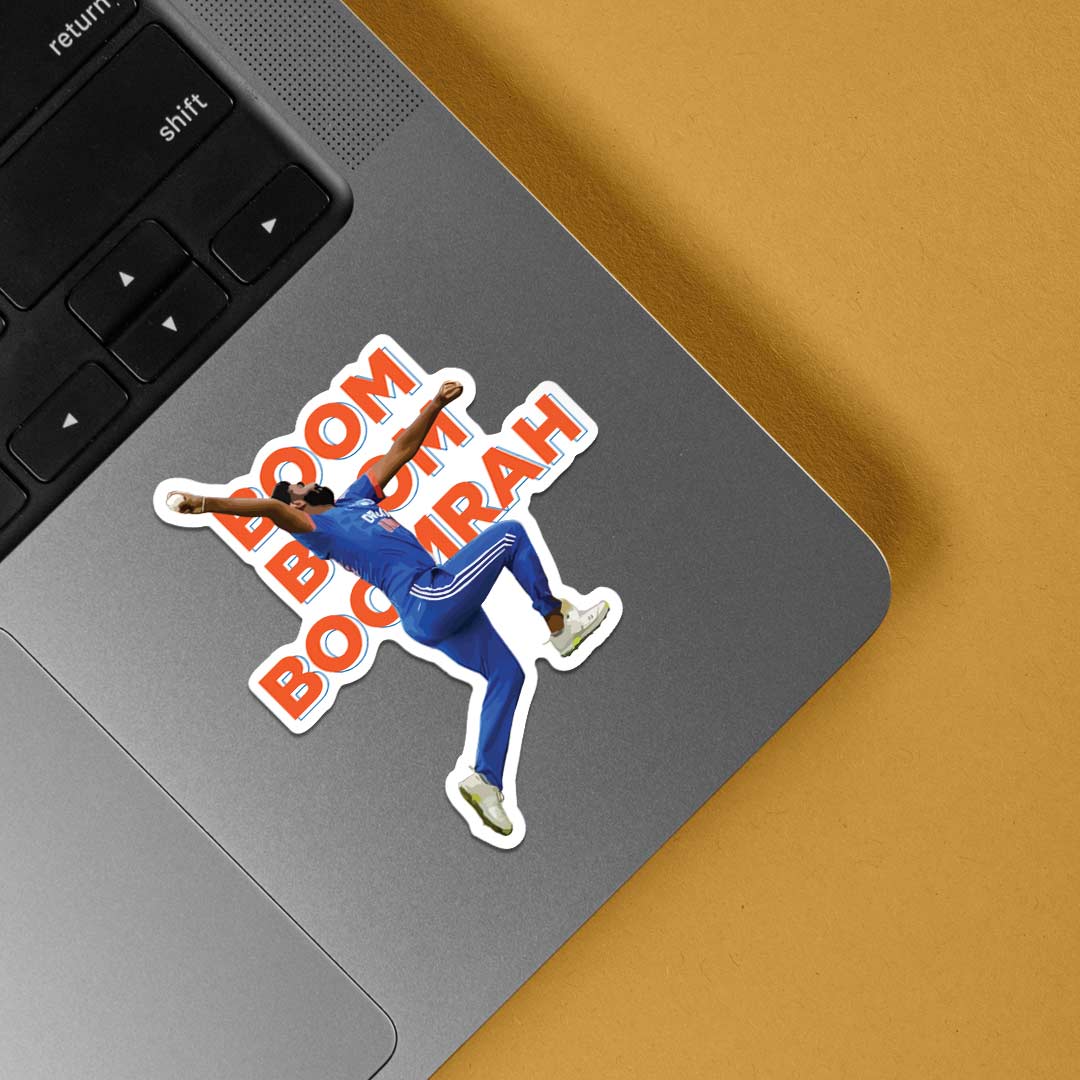 Boom Boom Boomrah Sports Stickers