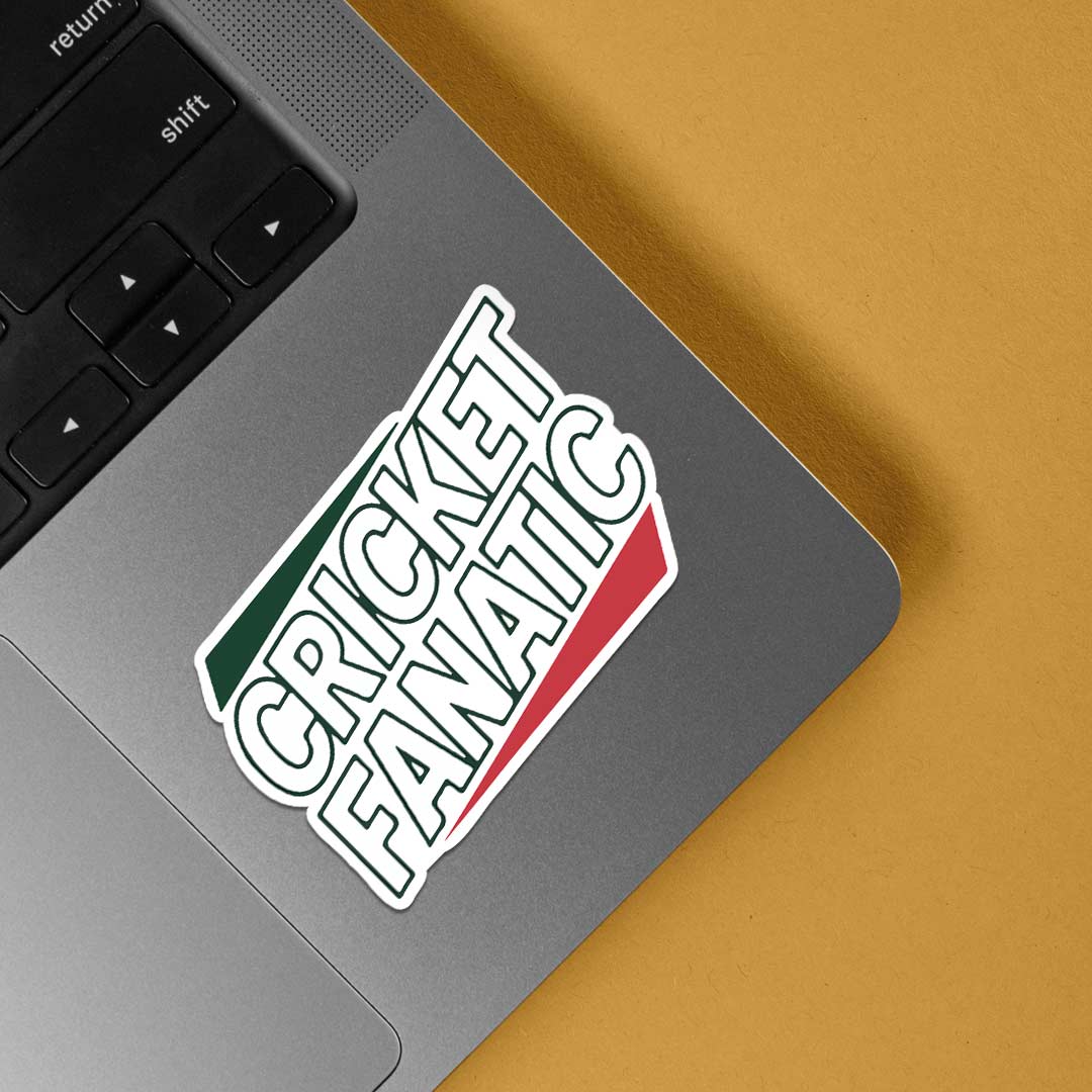 Cricket Fanatic Sports Stickers