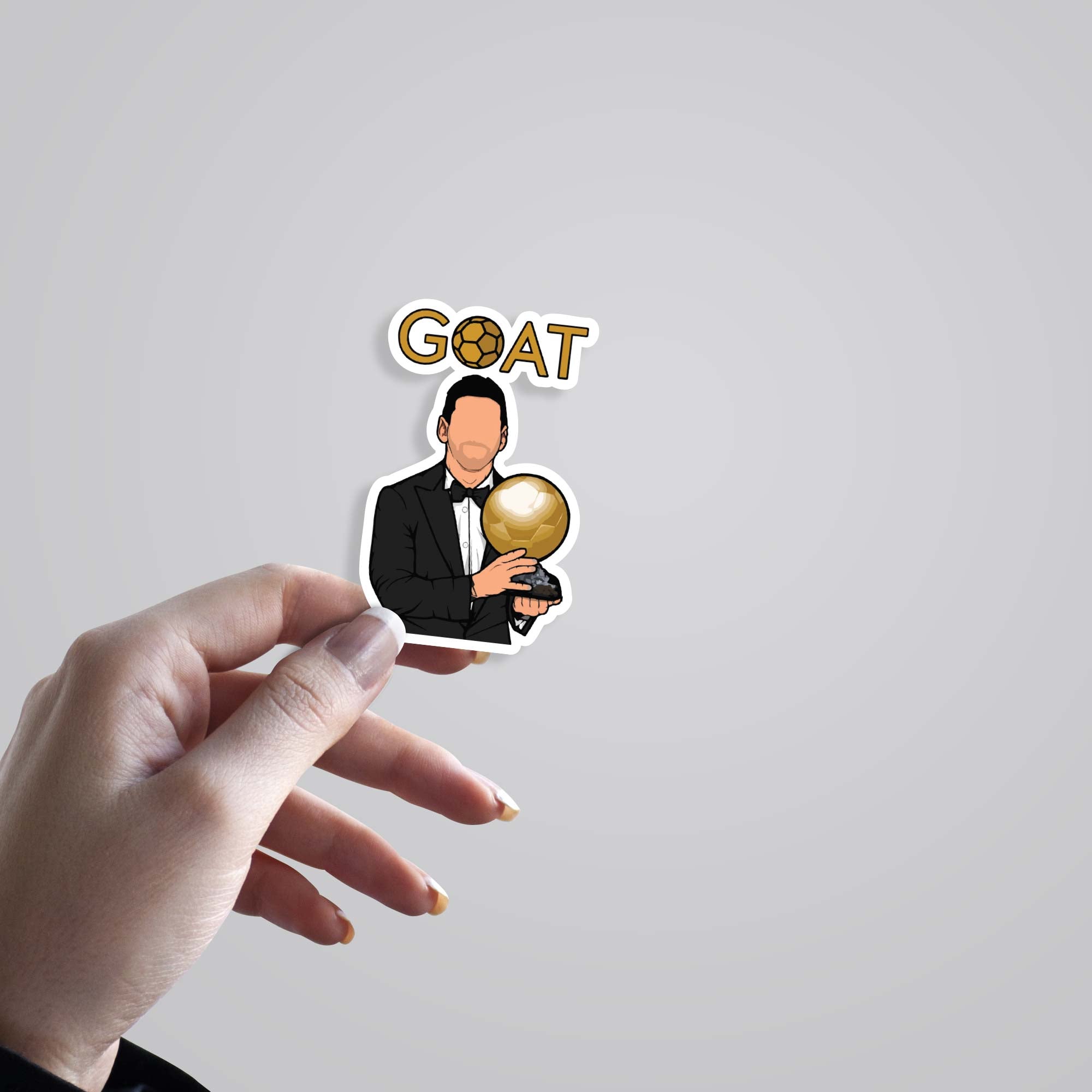 Goat Messi Sports Stickers