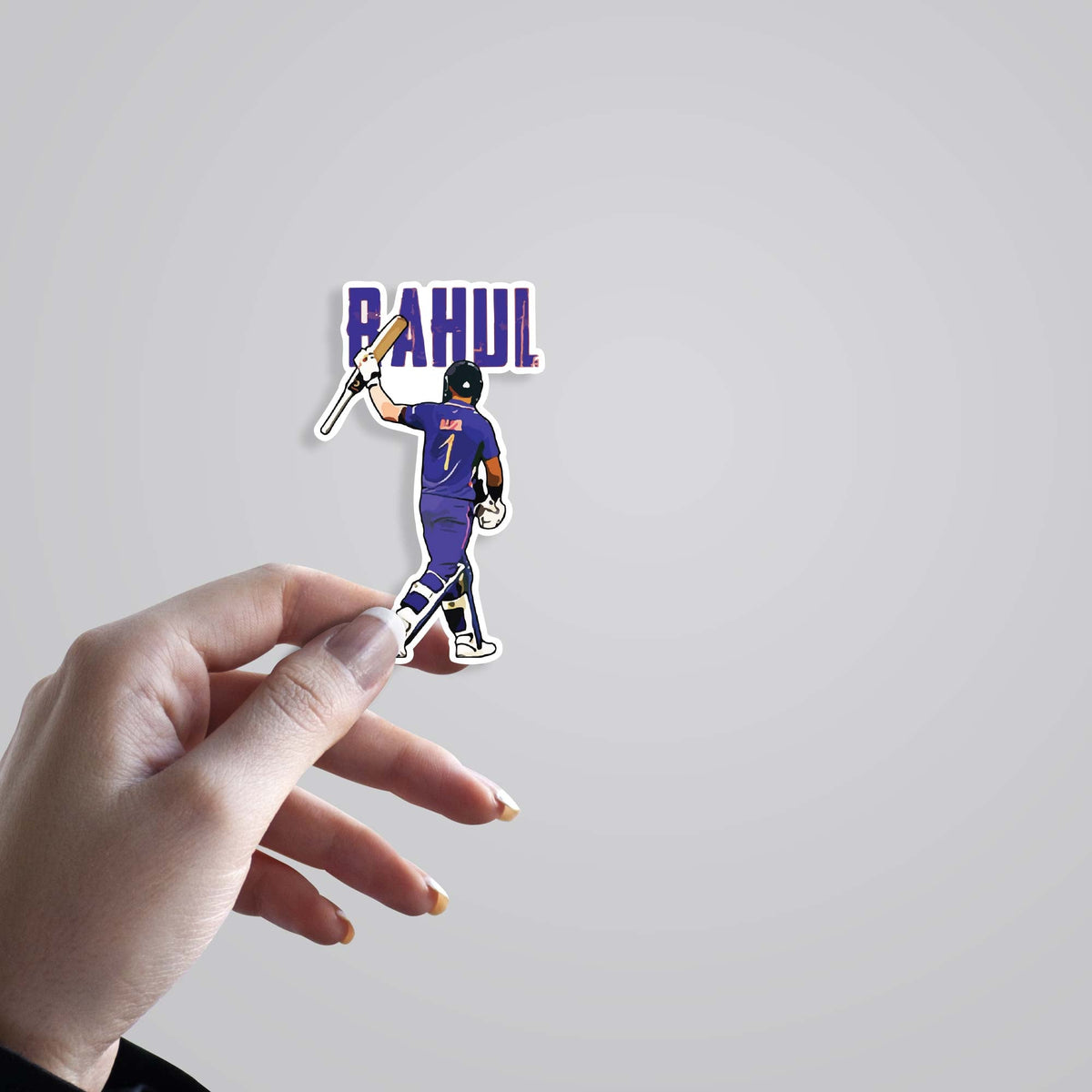 3D KL Rahul Sports Stickers