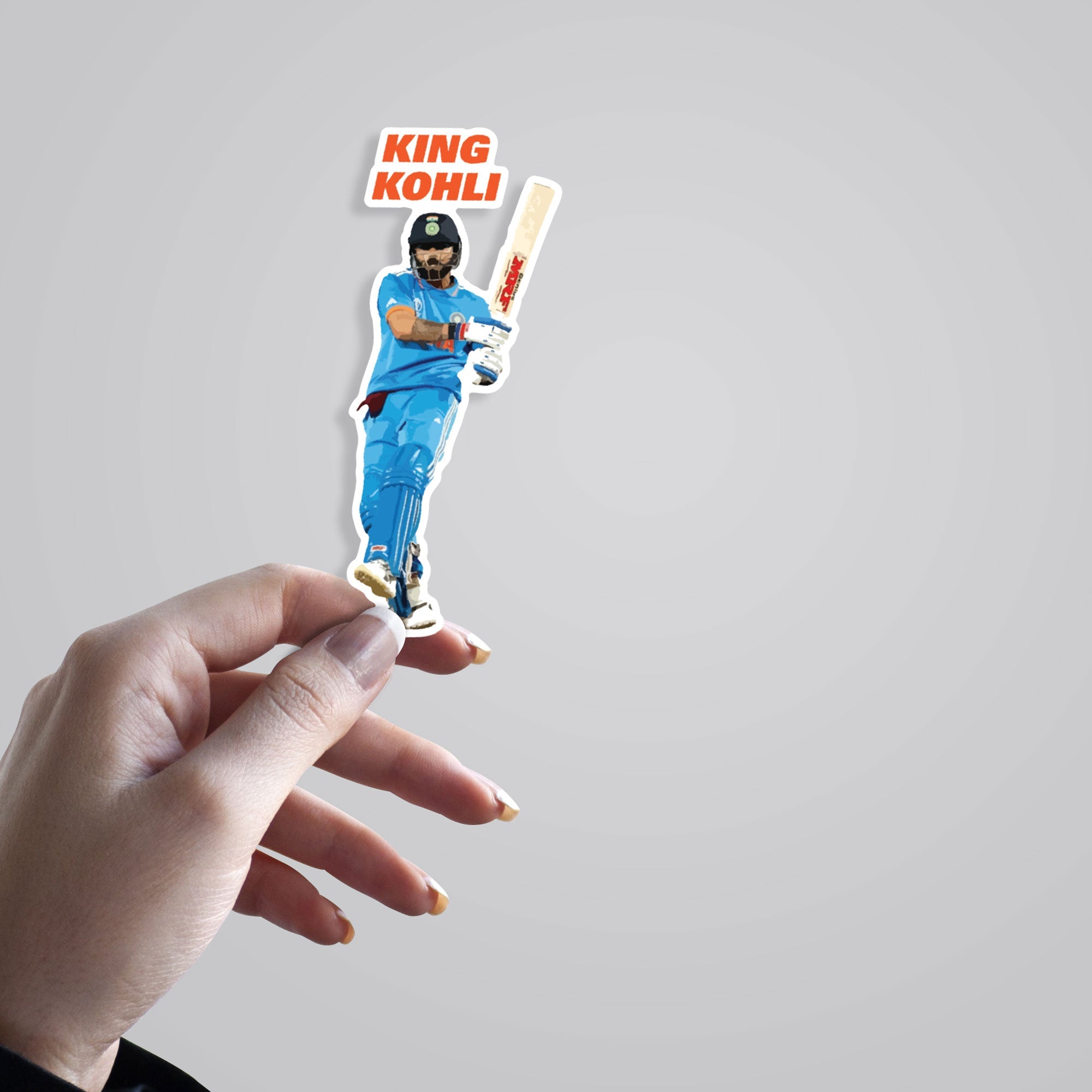 King Kohli Sports Stickers