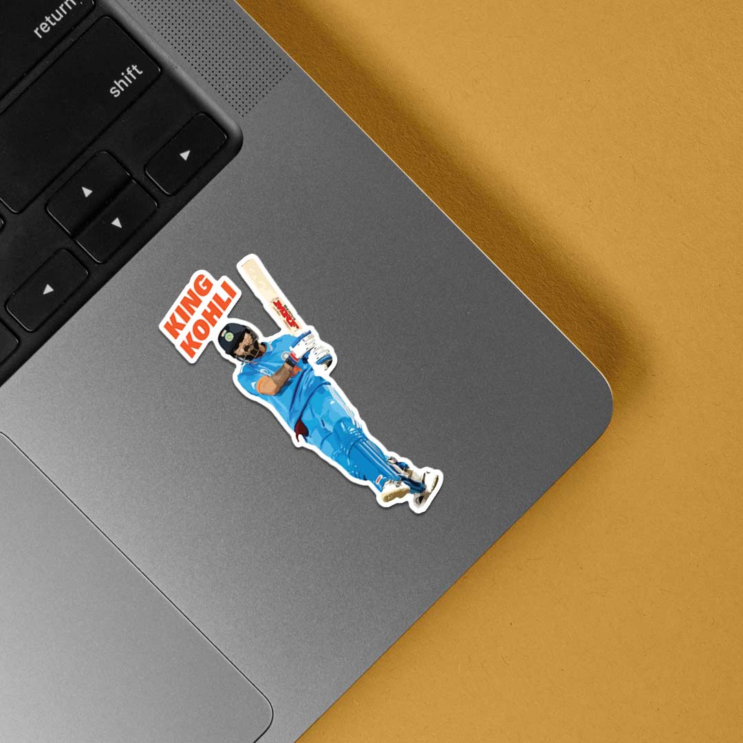 King Kohli Sports Stickers