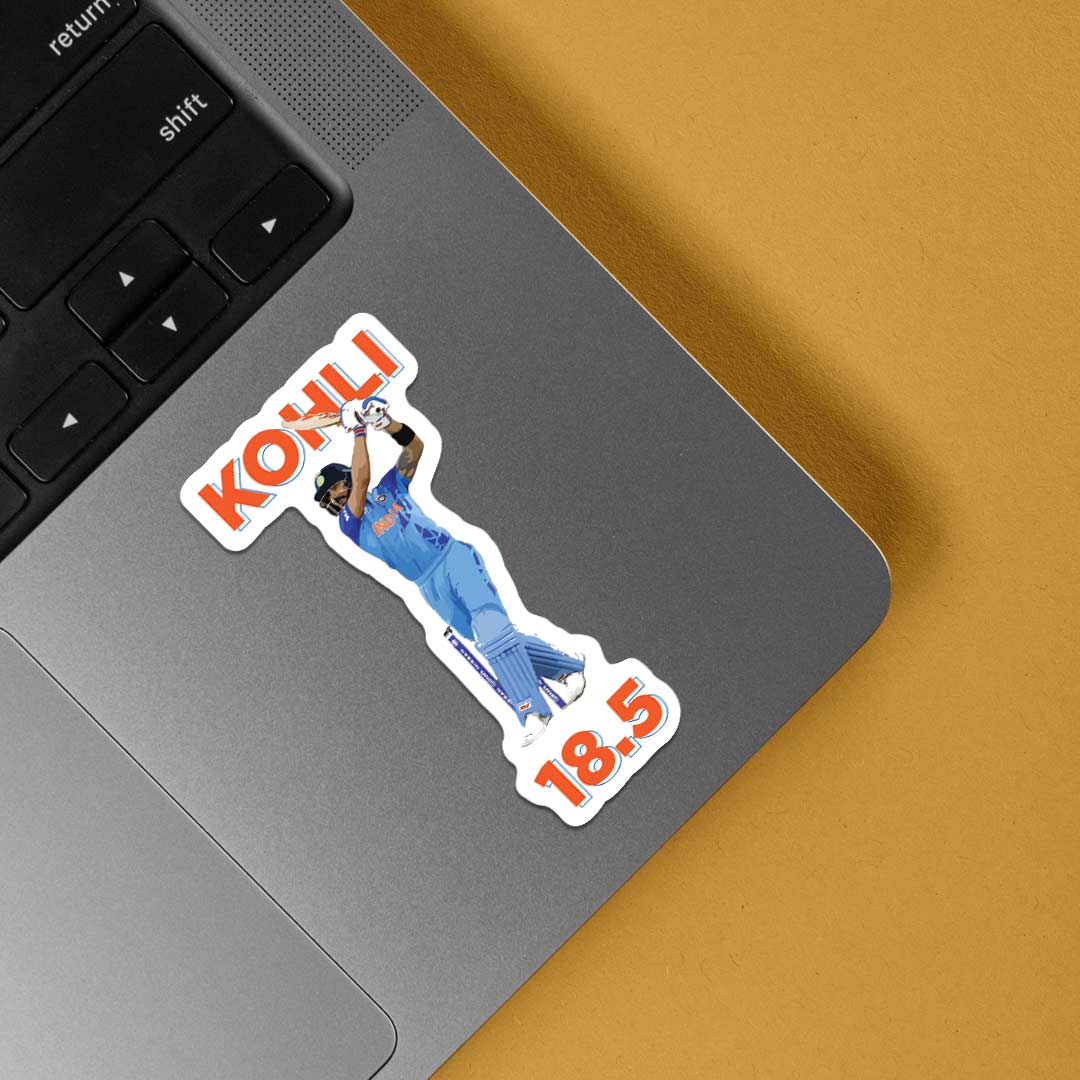 Kohli 18.5 Sports Stickers