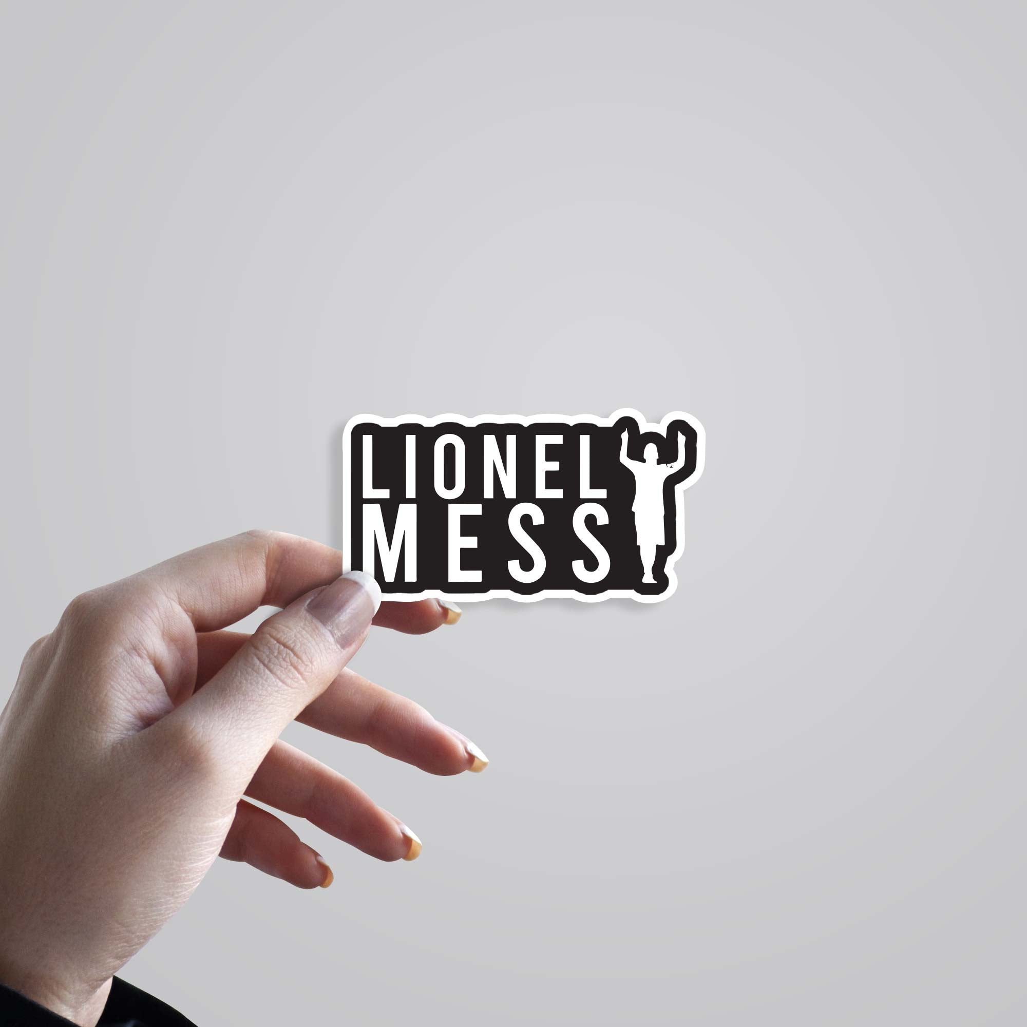 Lionel Messi Silhouette Sports Stickers
