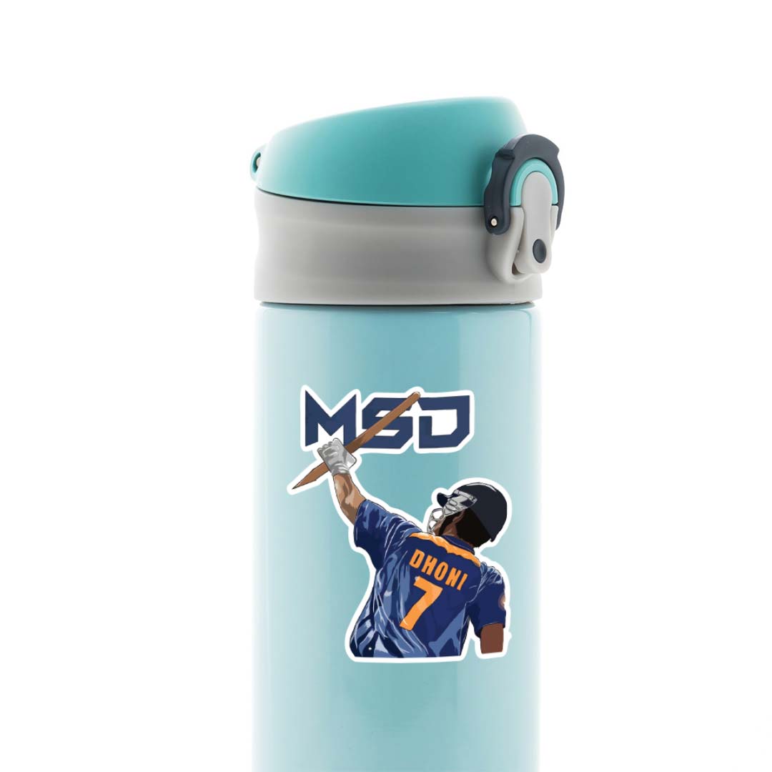 MS Dhoni Sports Stickers