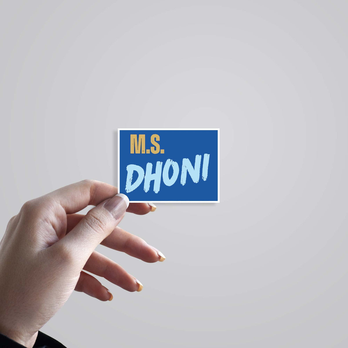 MS Dhoni The Legend Sports Stickers