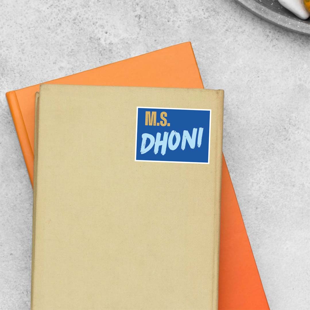 MS Dhoni The Legend Sports Stickers