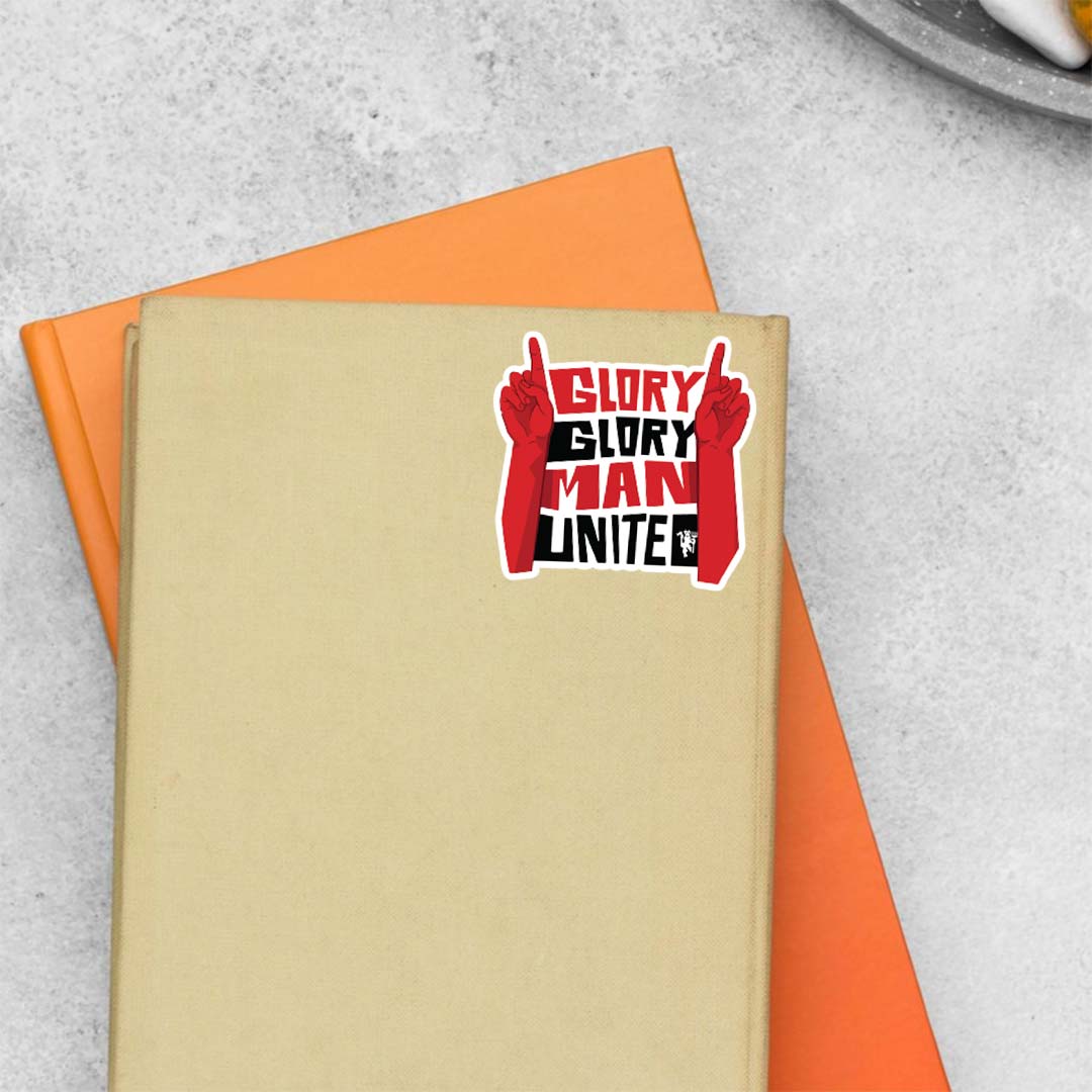 Manchester United Glory Glory Sports Stickers