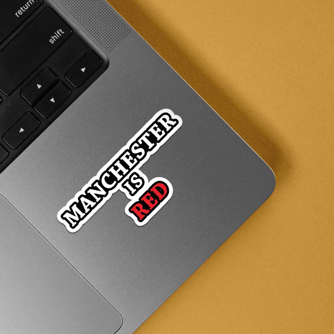 Manchester is red Sports Stickers