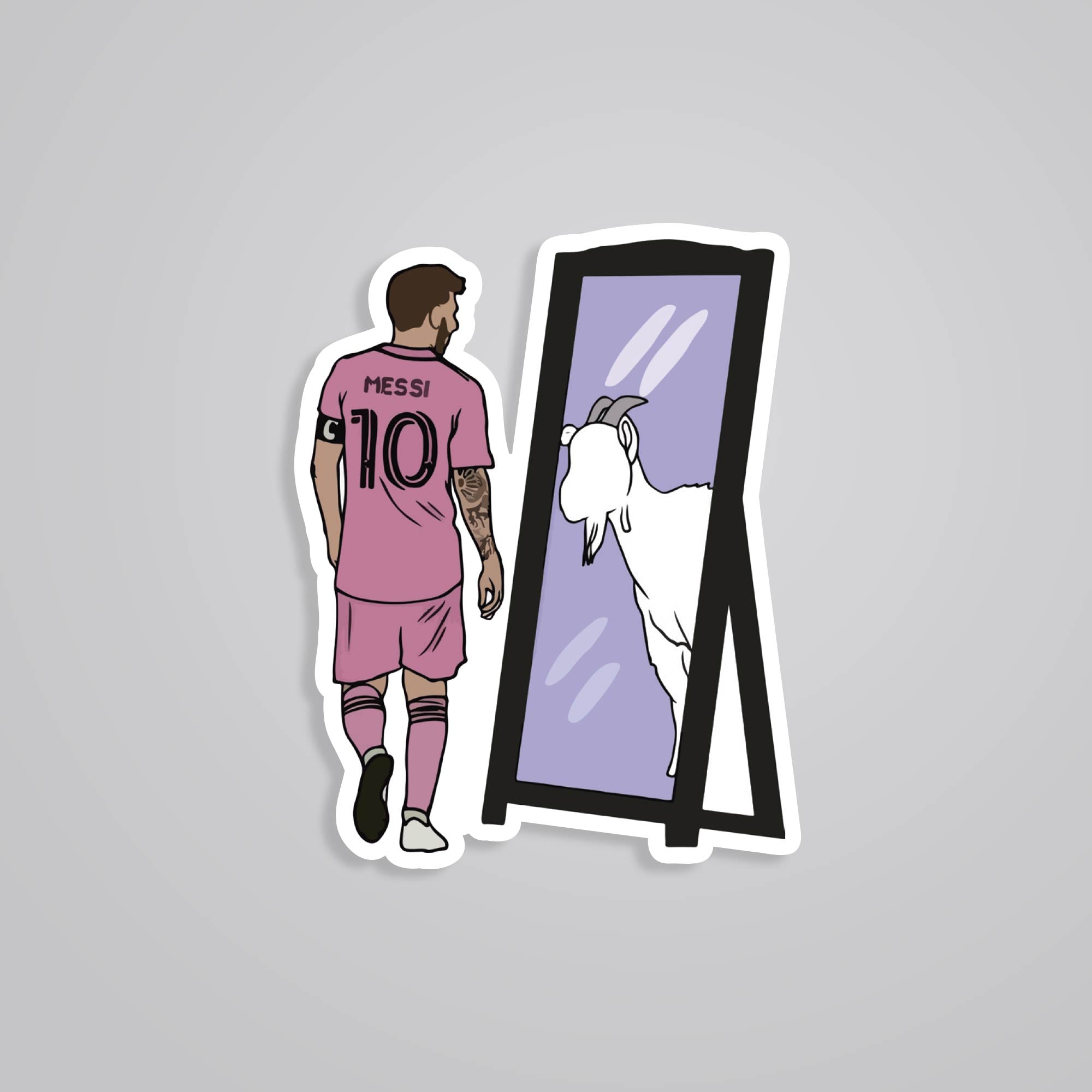 Fomo Store Stickers Sports Messi Goat