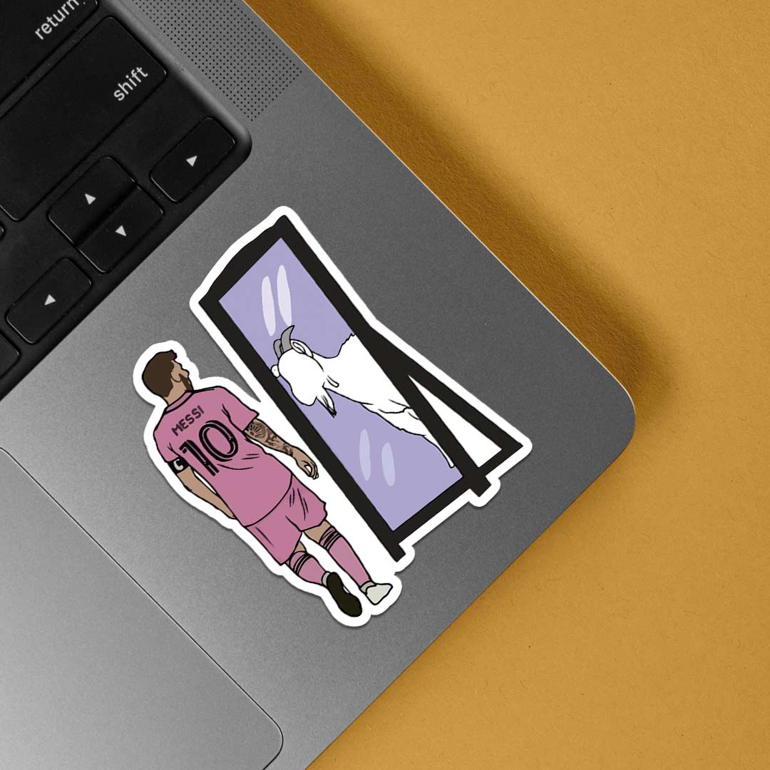 Messi Goat Sports Stickers