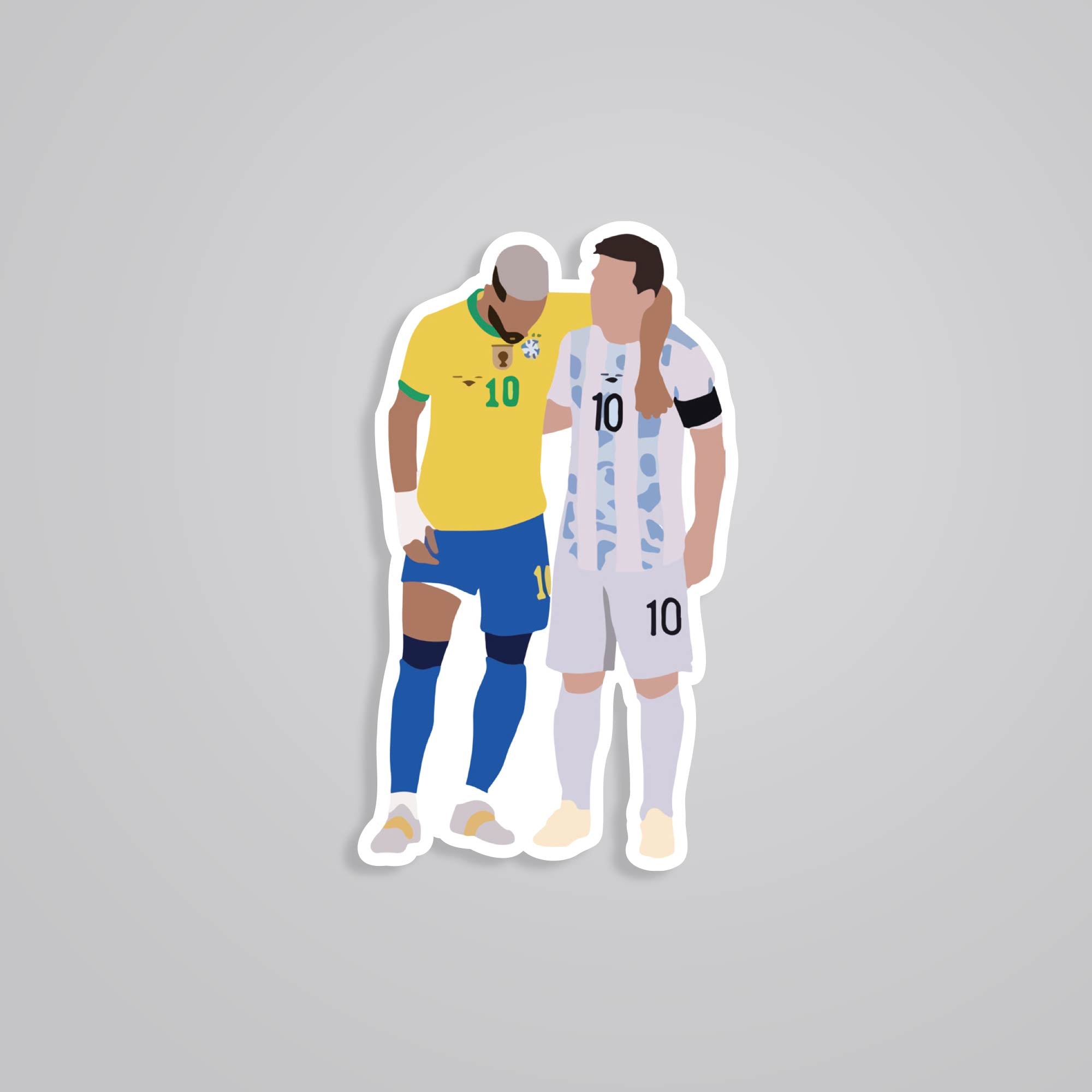 Fomo Store Stickers Sports Neymar and Messi