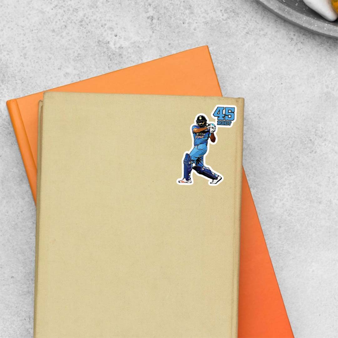 Rohit Hitman in Action Sports Stickers