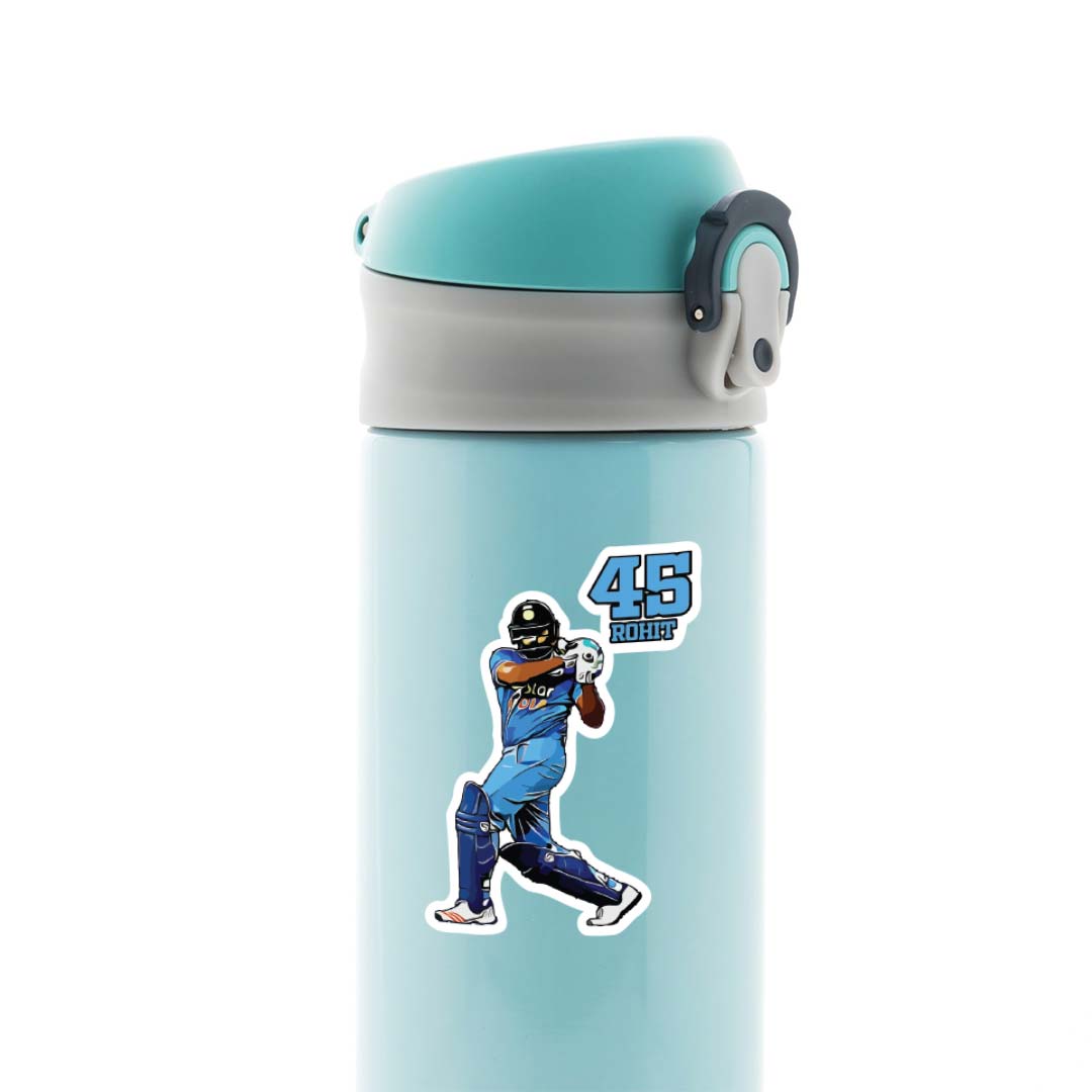 Rohit Hitman in Action Sports Stickers