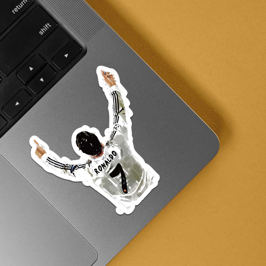 Ronaldo Celebrating Sports Stickers