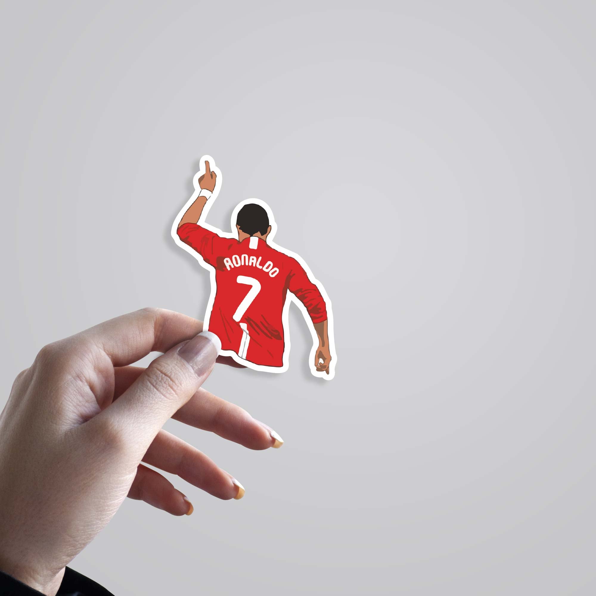 Ronaldo Number 7 Sports Stickers