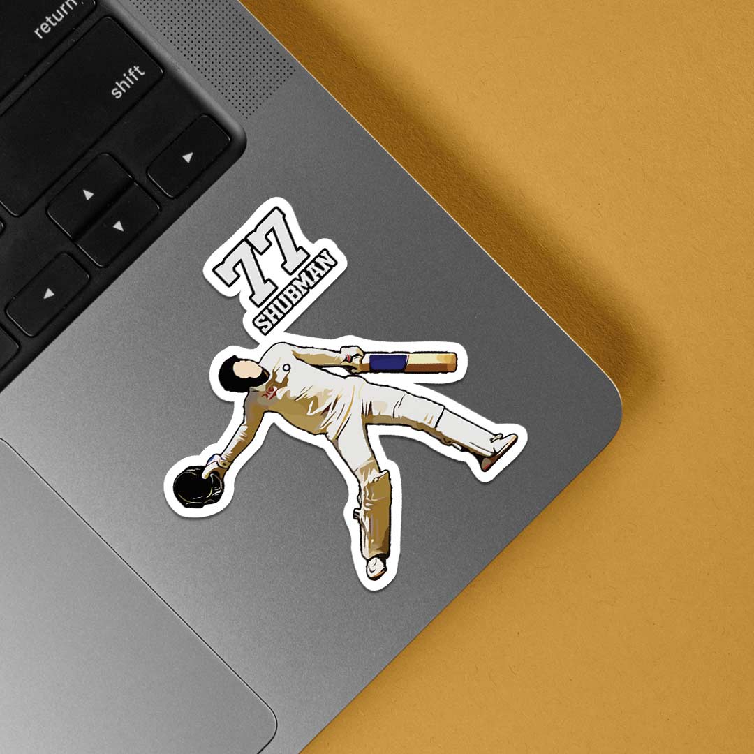 Shubman Gill Sports Stickers