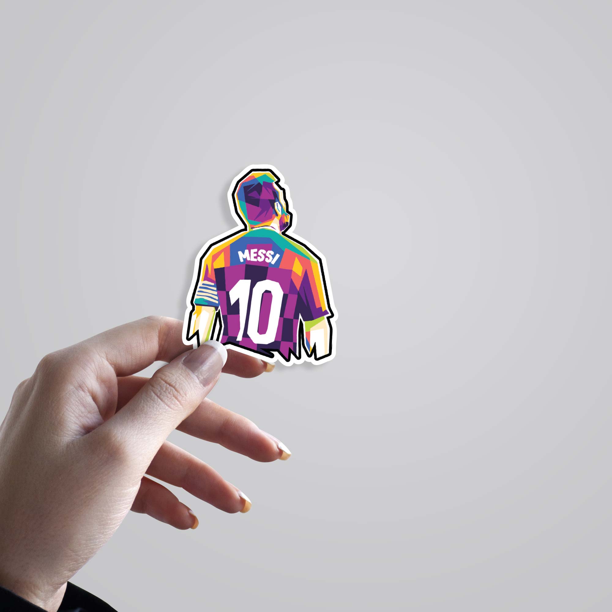 Vibrant Messi Sports Stickers