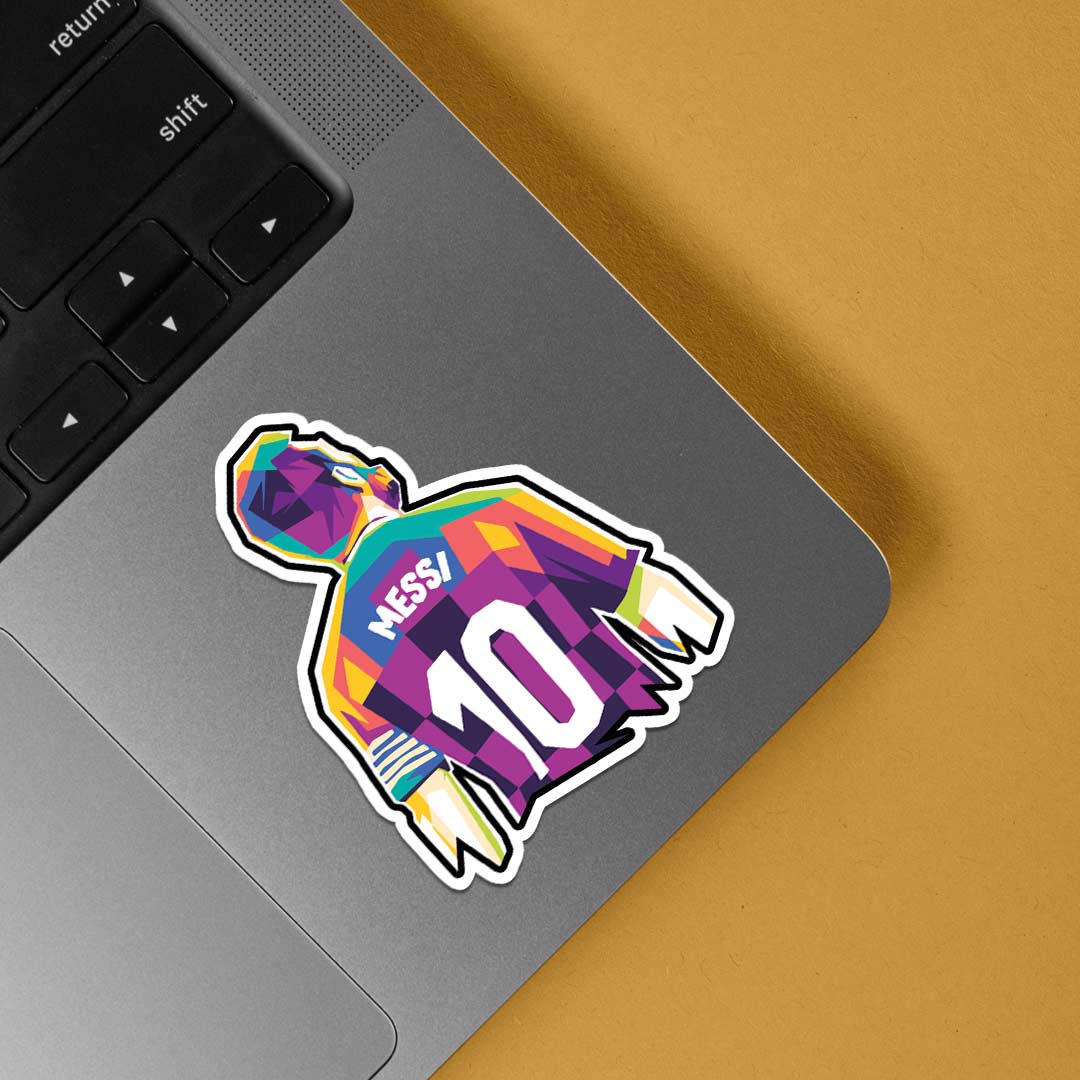 Vibrant Messi Sports Stickers