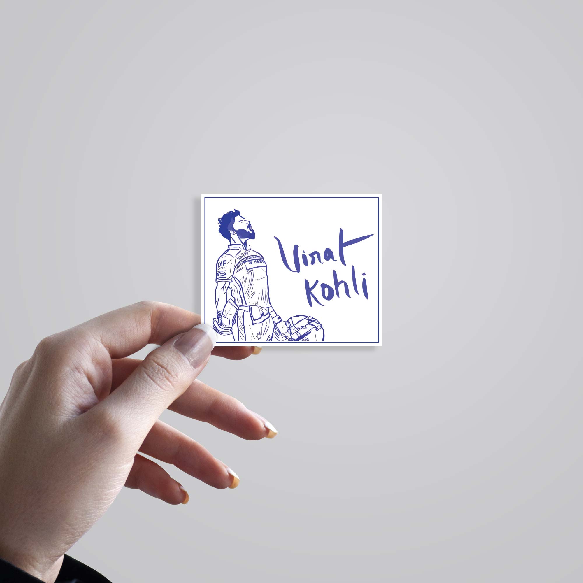 Virat Kohli Sketch Edition Sports Stickers