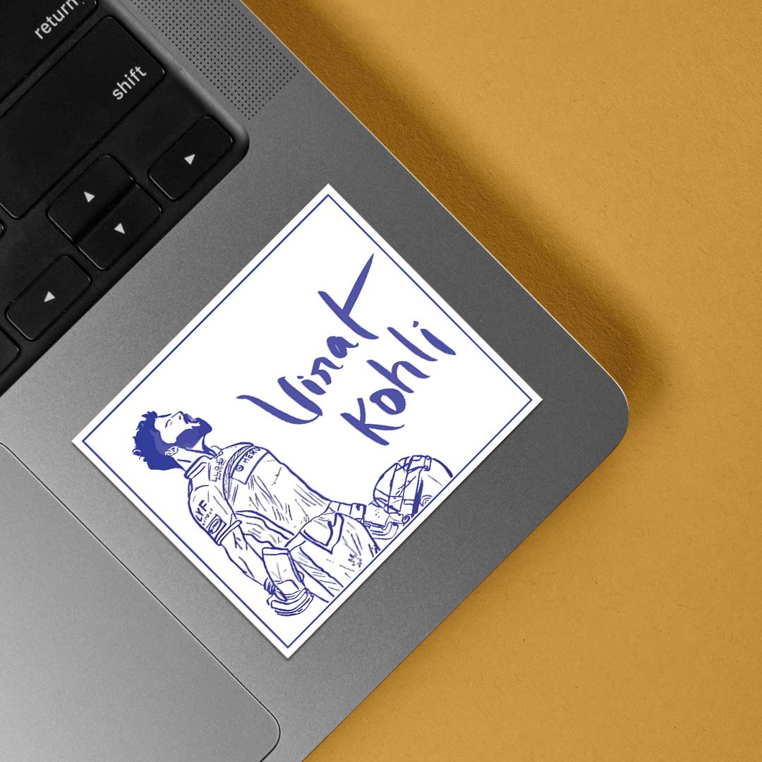 Virat Kohli Sketch Edition Sports Stickers