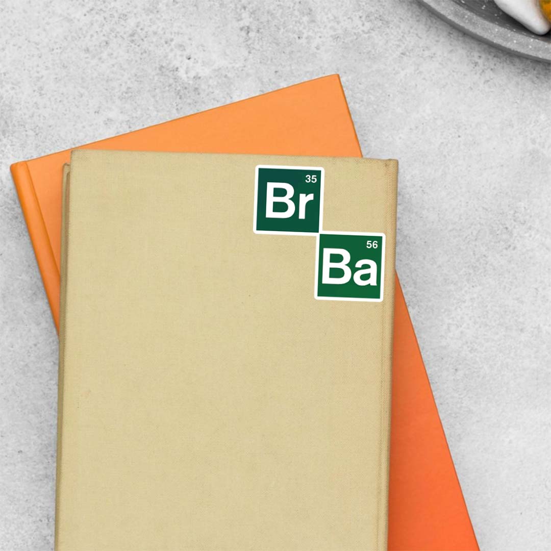 Breaking Bad Elements TV Shows Stickers