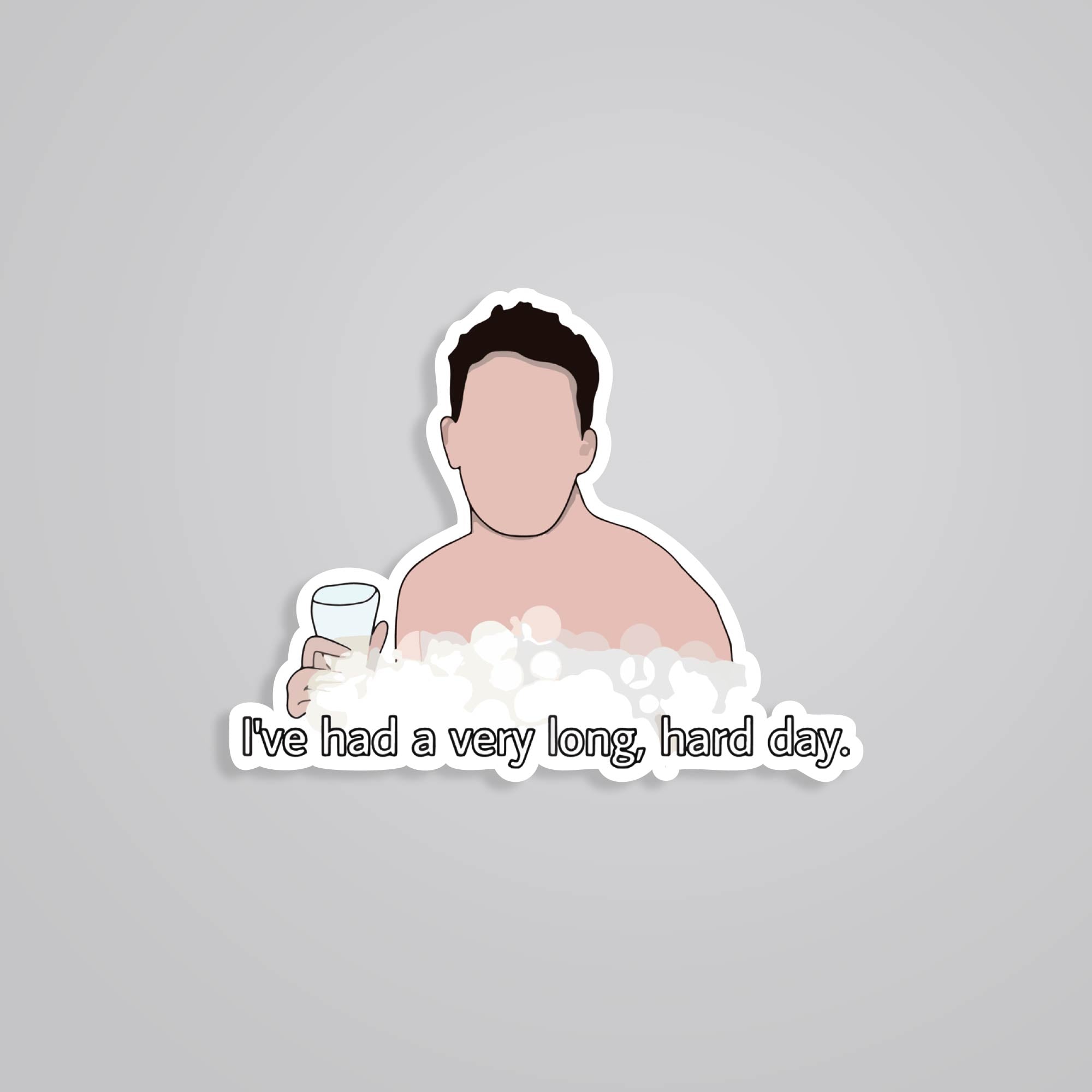 Fomo Store Stickers TV Shows I've had a very long hard day