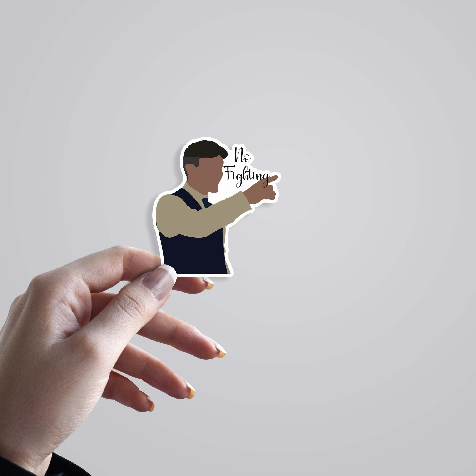 No fighting TV Shows Stickers