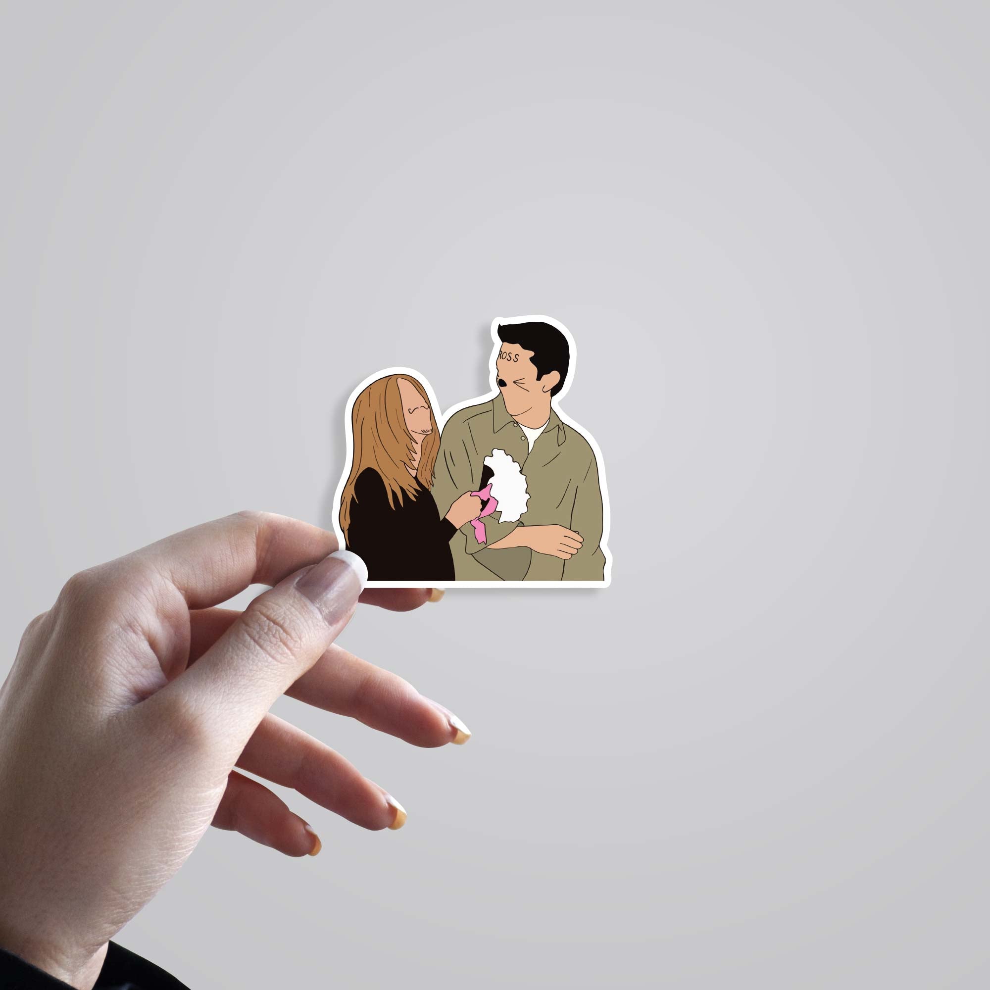 Rachel and Ross TV Shows Stickers