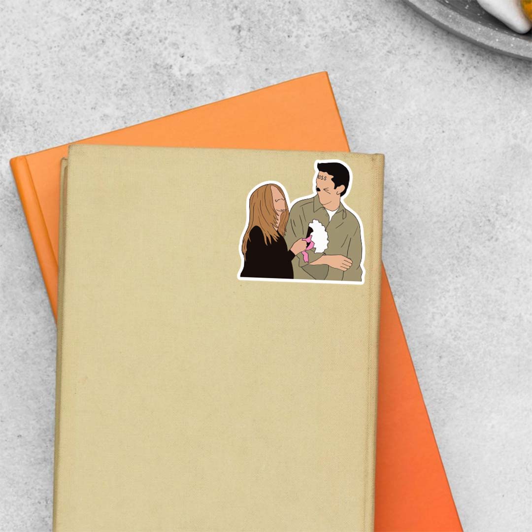 Rachel and Ross TV Shows Stickers