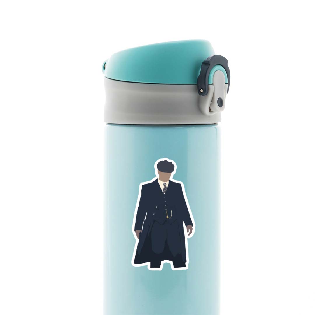 Silhouette of Tommy Shelby TV Shows Stickers