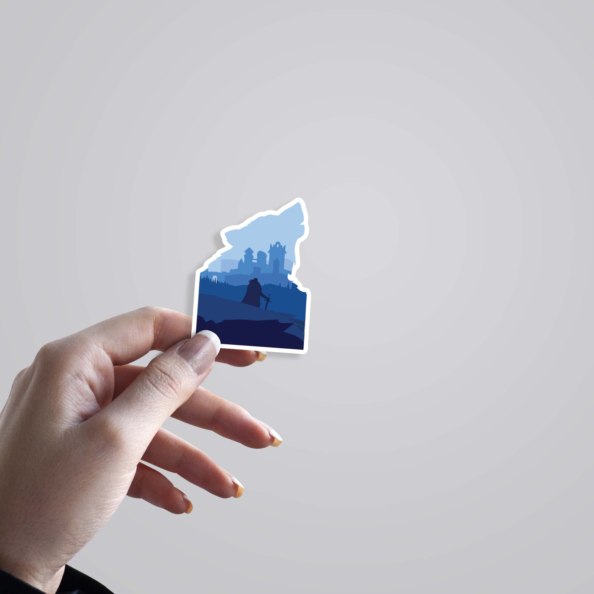 The Wolf of Winterfell TV Shows Stickers