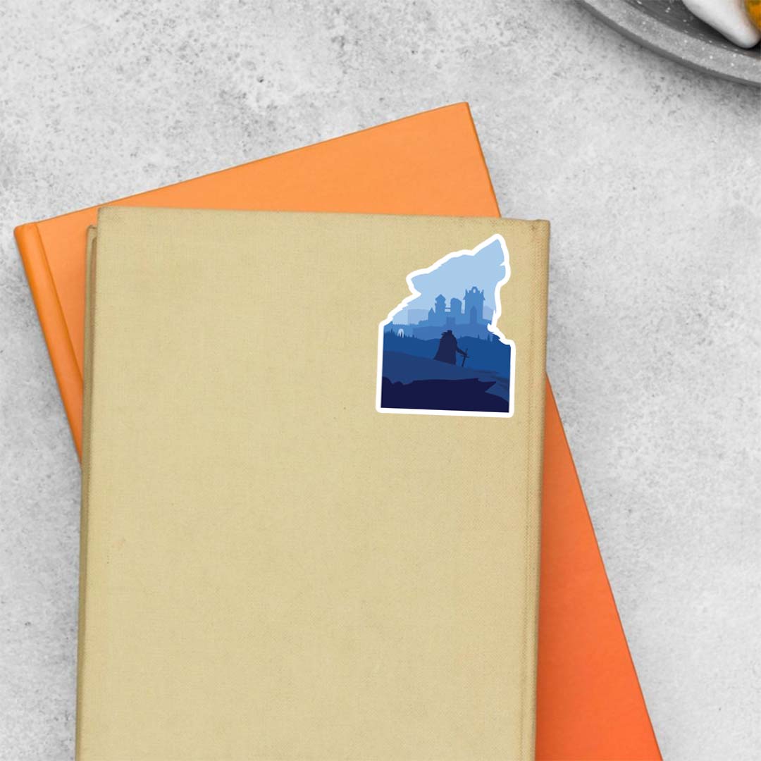 The Wolf of Winterfell TV Shows Stickers