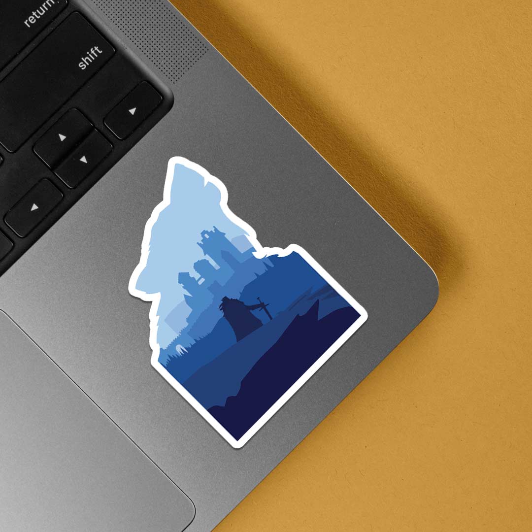 The Wolf of Winterfell TV Shows Stickers