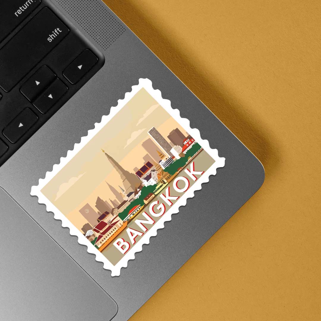 Bangkok Post Stamp Travels Stickers